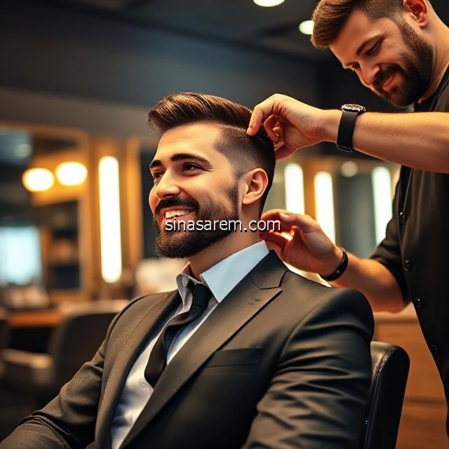 صارم خدمات گریم داماد برای عروسی در مشهد